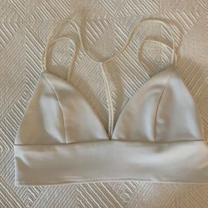 Tobi Long Line White Crop Too